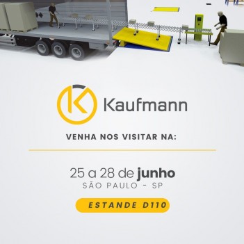 Kaufmann expõe esteiras transportadoras na Fispal Tecnologia
